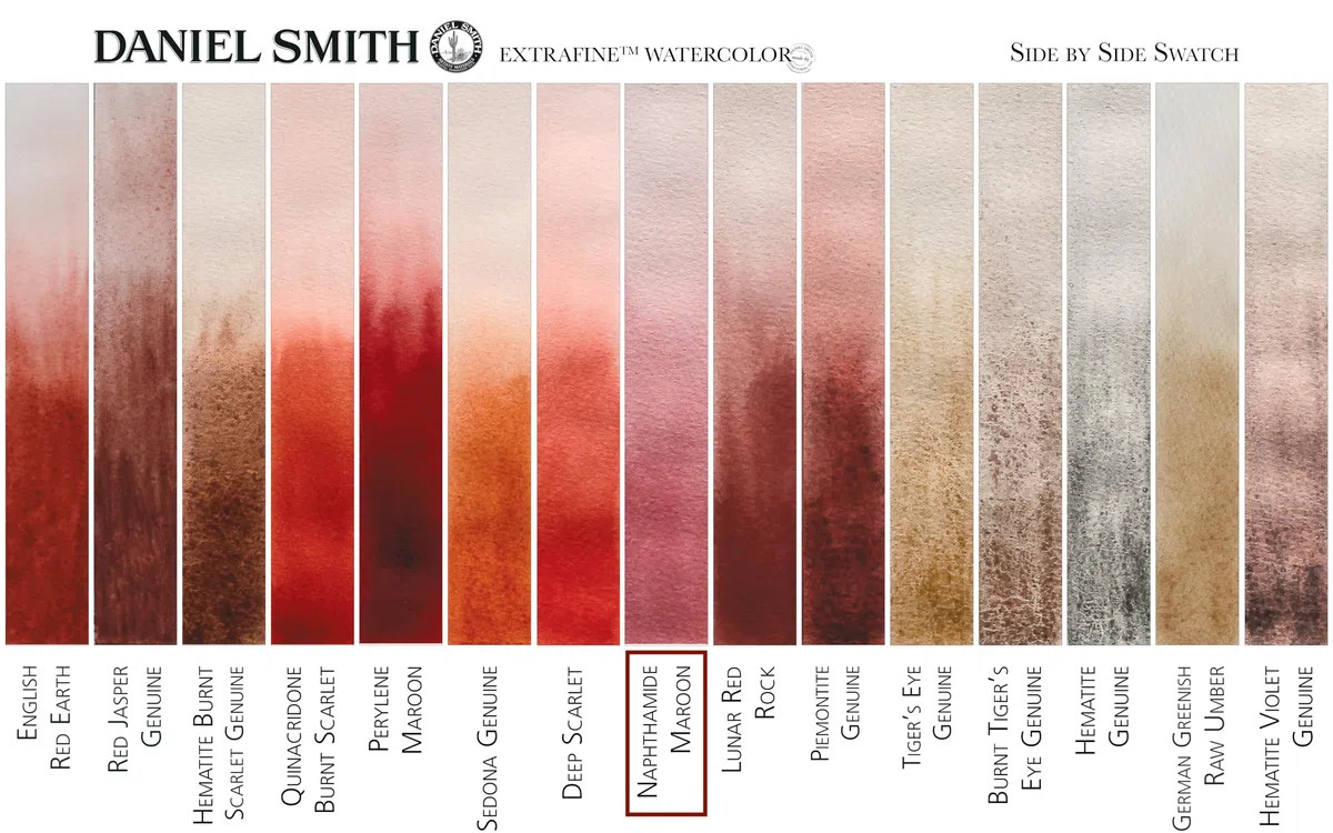 Daniel Smith Watercolour 15ml Tube (S1) - Naphthamide Maroon (0059)