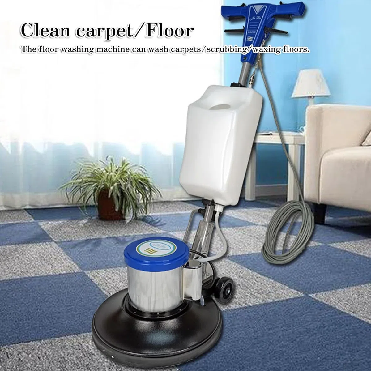 Kit De Limpieza para Alfombras Y Suelos Duros con 3 Almohadillas De Pulido: Ideal para Madera, Baldosas, Laminados Y Alfombras. Potente Pulidor para Una Limpieza Profunda Y Un Brillo Excepcional.