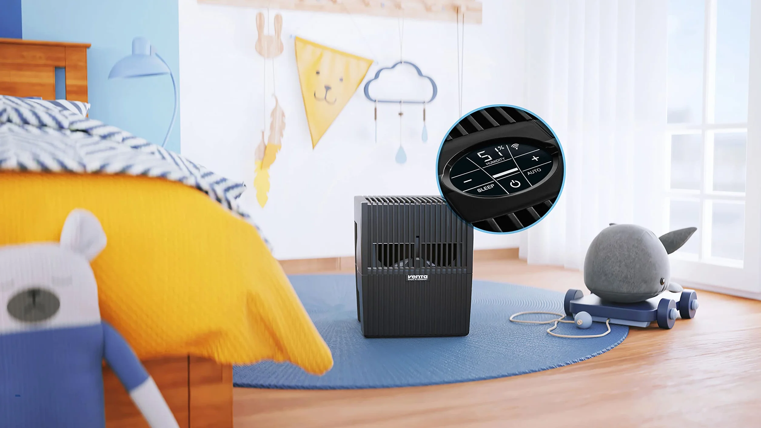 Venta AH 515, Schwarz, Schwarz, AC, 100-240 V, 50-60 Hz, 8 W
