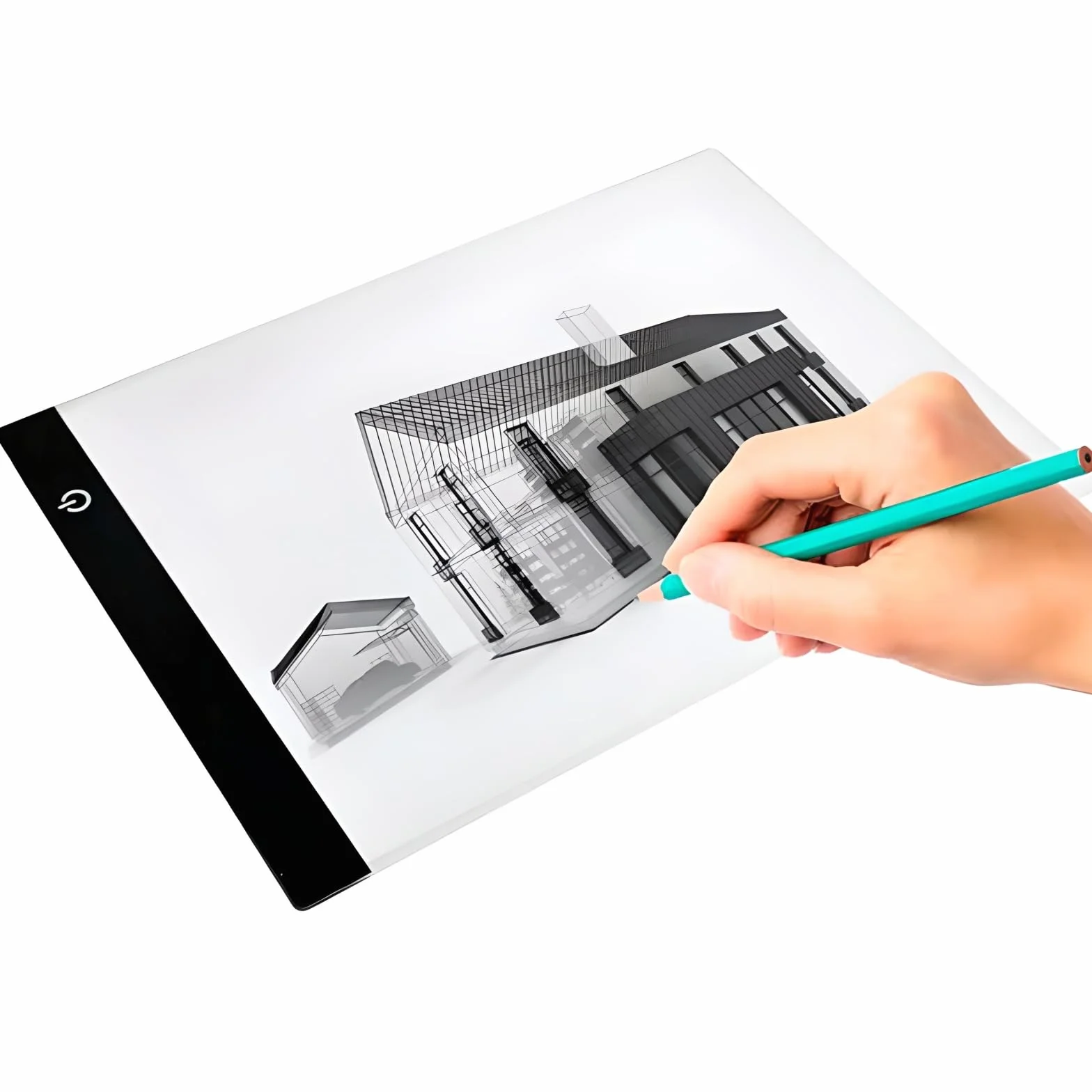 Retoo Mesa de Luz para Calcar A4, LED Tableta de Luz Dibujo Tablero de Pintura de Ultrafino de 4 mm, Cable USB Tablero luminoso para, Animación Dibujo Diseño Bosquejo Bordado Bocetos