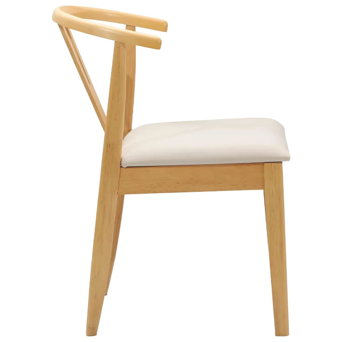 Juego de 2 sillas de comedor vintage de madera maciza de caucho con superficie lacada, estilo clásico con cómodos cojines para el comedor, la cocina y la oficina en casa