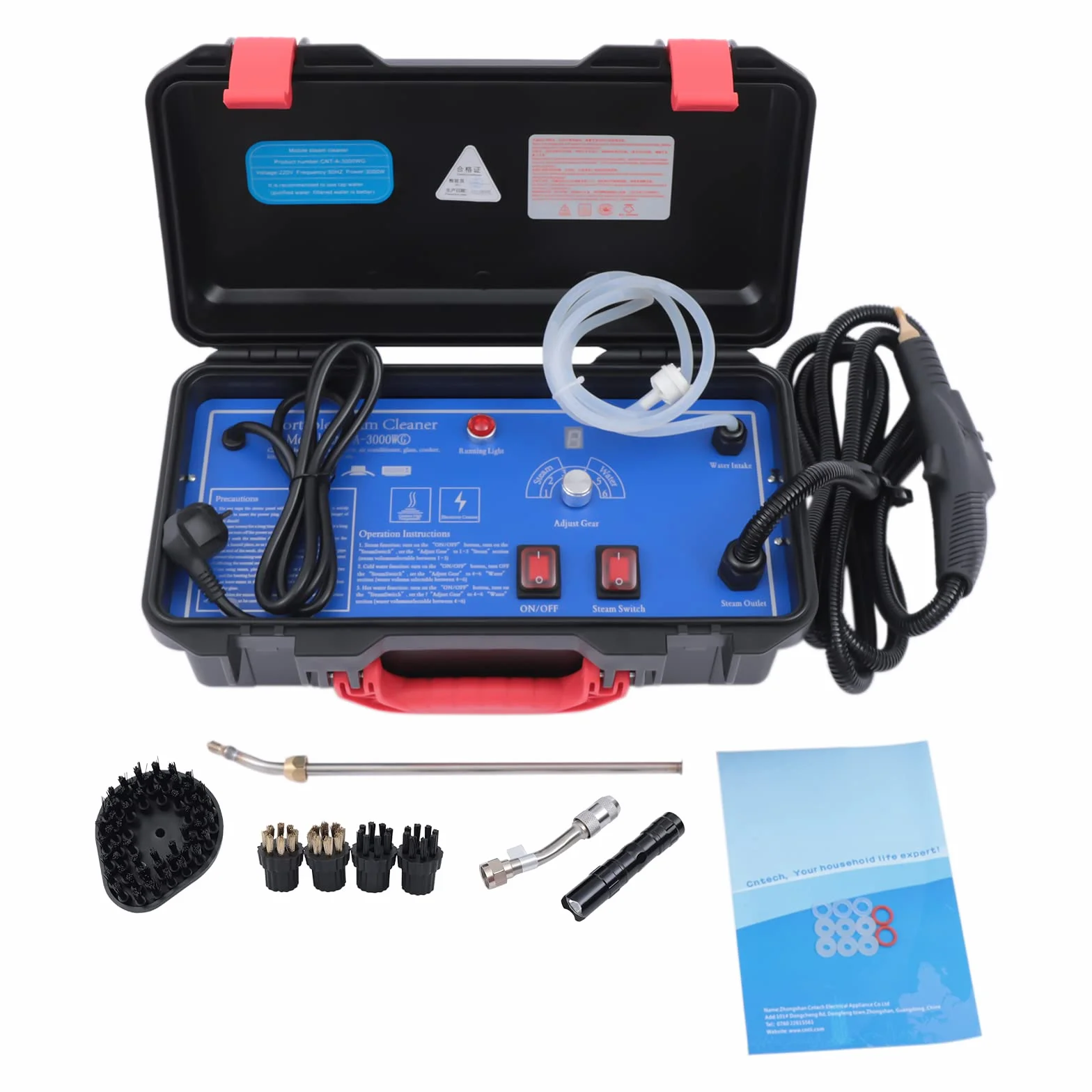 Limpiador de vapor para el hogar, alta temperatura, para vacas, aire acondicionado, máquina de limpieza de coche, máquina de limpieza portátil, súper descontaminación, dispositivo profesional
