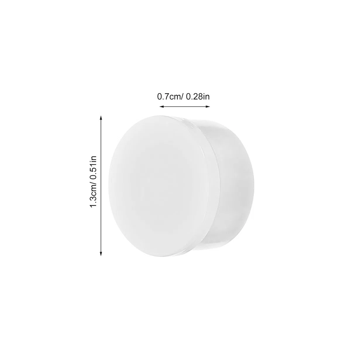 Angoily 100 mini bases giratorias: rodamientos giratorios para manualidades DIY, ideales para hacer pinzas para el pelo, molinillos de viento y joyas para muñecas. Rodamientos de bolas white para