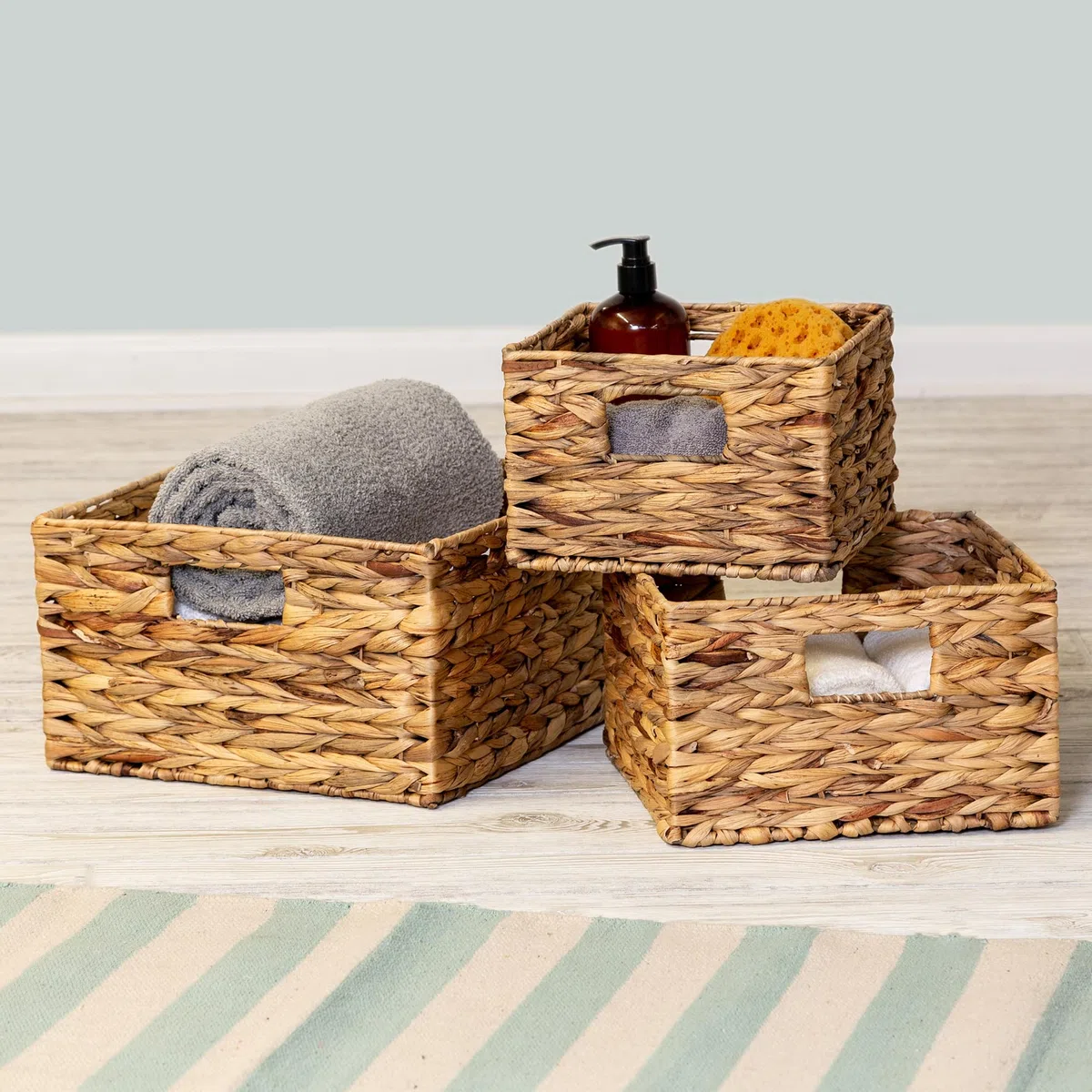 Honey Can Do STO-02882 Nesting Banana Leaf Baskets