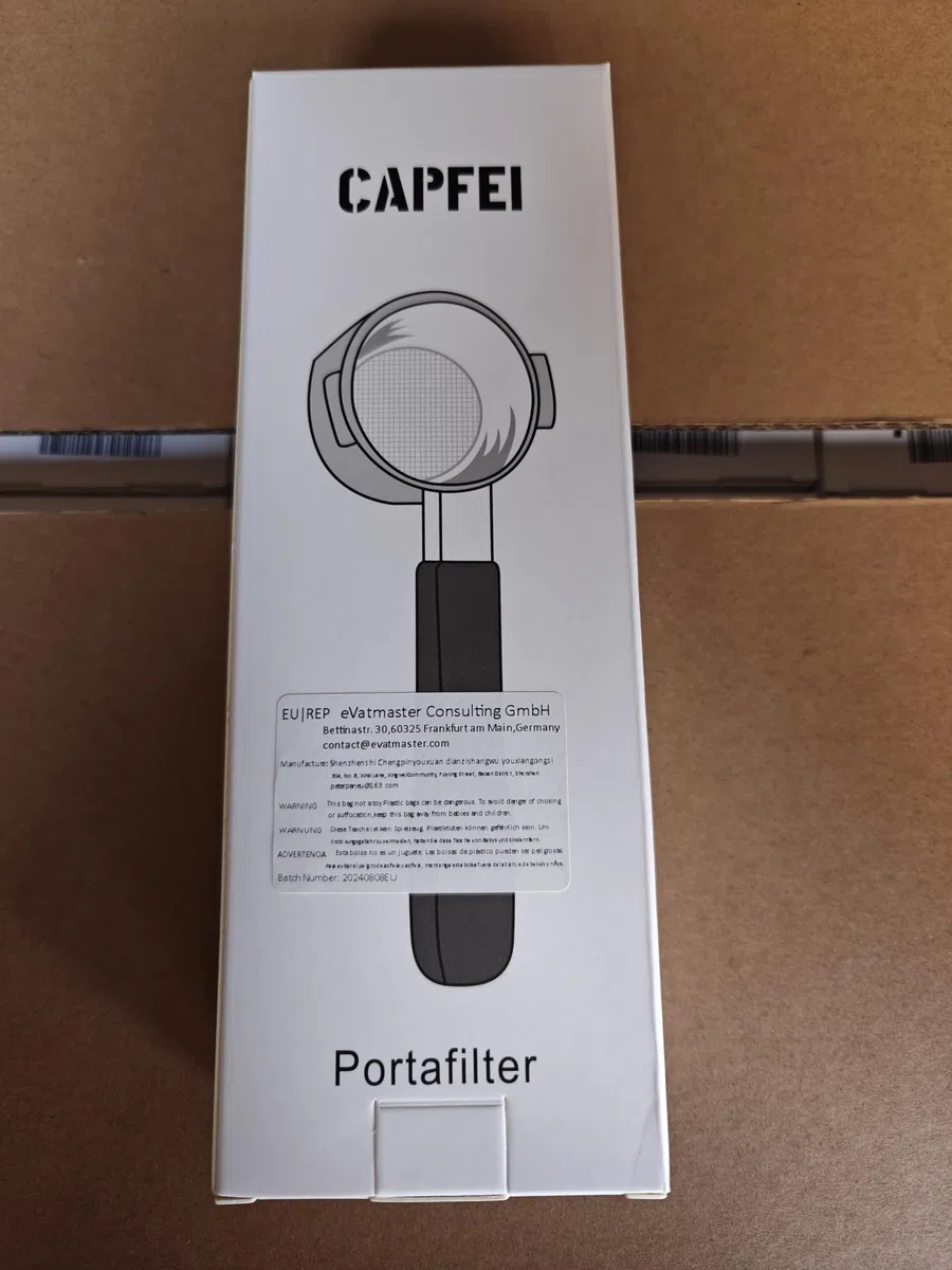 Portafiltro sin fondo de 58 mm, 3 orejas, para cafetera espresso Beem Espresso Grind Profession, Breville Barista Mini/Max, con tres orejas de 4,9 mm de grosor