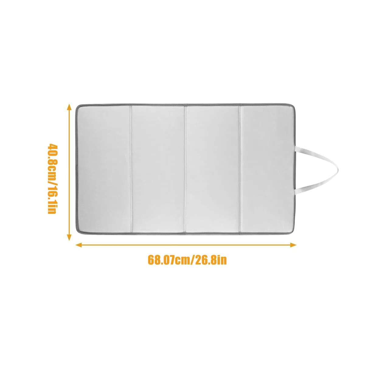Tabla de Vapor para Ropa, Soporte Plegable para Plancha Vertical – colchón Planchado con Guantes para Dormitorio apartamento casa Cama Mesa Ropa encimera Hotel Camisa Viaje