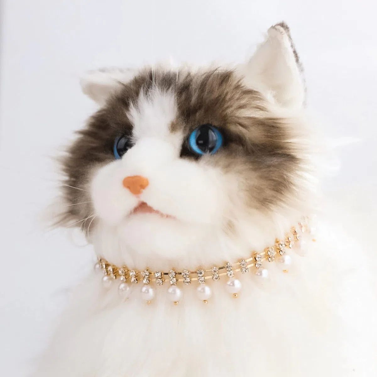 Aplique de cadena de diamantes de imitación brillantes de 1 yarda, cadena de cierre de cristal con cuentas de perlas incrustadas para costura, manualidades, fiesta, accesorios de decoración (dorado)