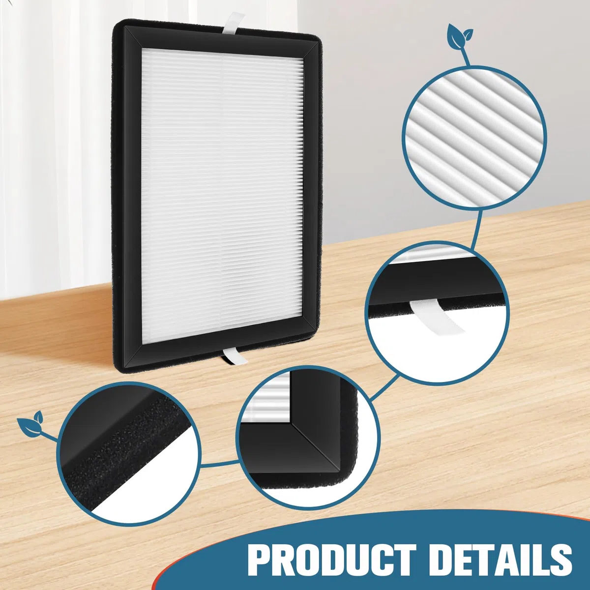 Gekufa Paquete de 6 filtros para filtro Arete de 10 L y 12 L compatibles con MeacoDry Arete One & Two deshumidificador purificador de aire 2 en 1 (no para deshumidificador de baja energía de 12 L)