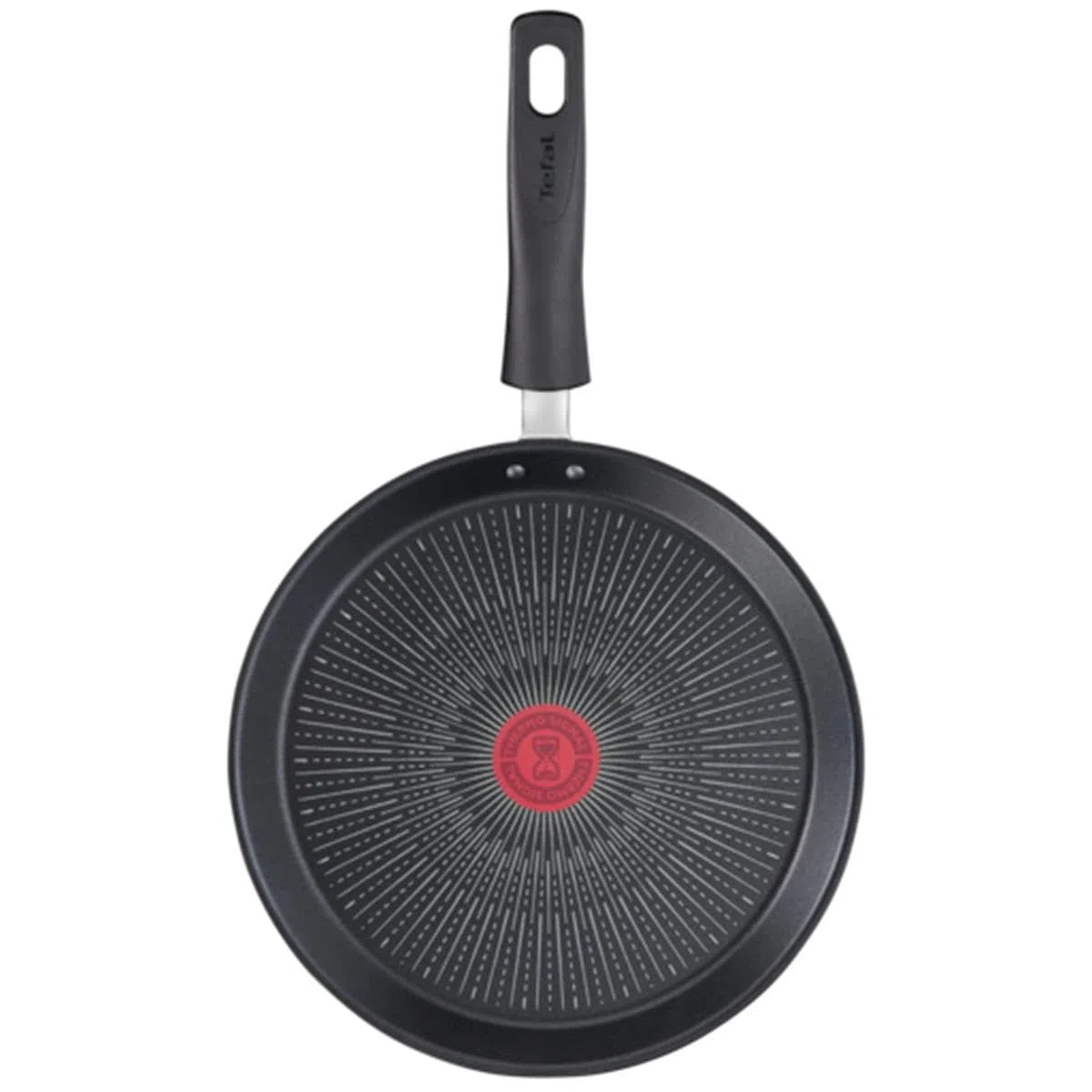 Tefal Unlimited On Sartén, Crepera 28 cm con revestimiento resistente, Thermo-signal, Apta para gas, Vitrocerámica, Eléctricas e inducción, Forma profunda