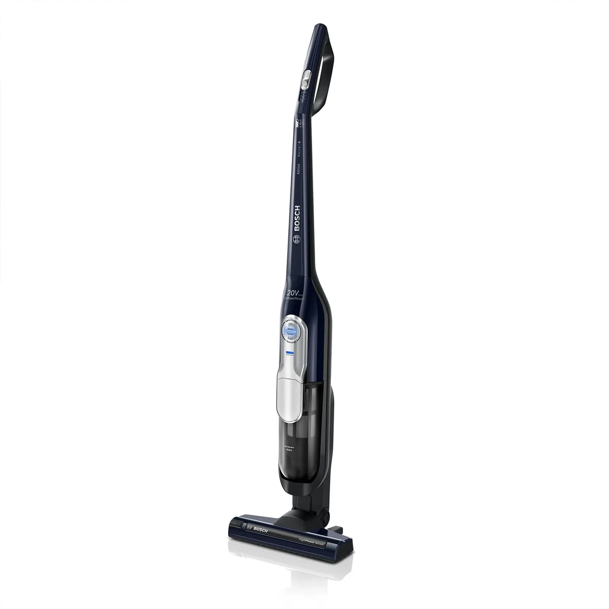 Bosch Athlet Serie 6, Aspirador Escoba inalámbrico, BCH85N, Alta Potencia de succión, máxima flexibilidad, Filtro higiénico, Azul