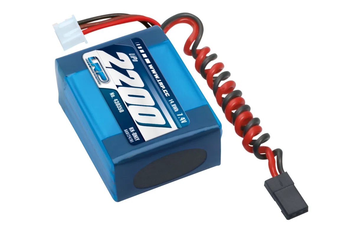 LRP Electronic 430350 – Lipo 2200 RX de Pack Small Hump, RX de Only, 7.4 V