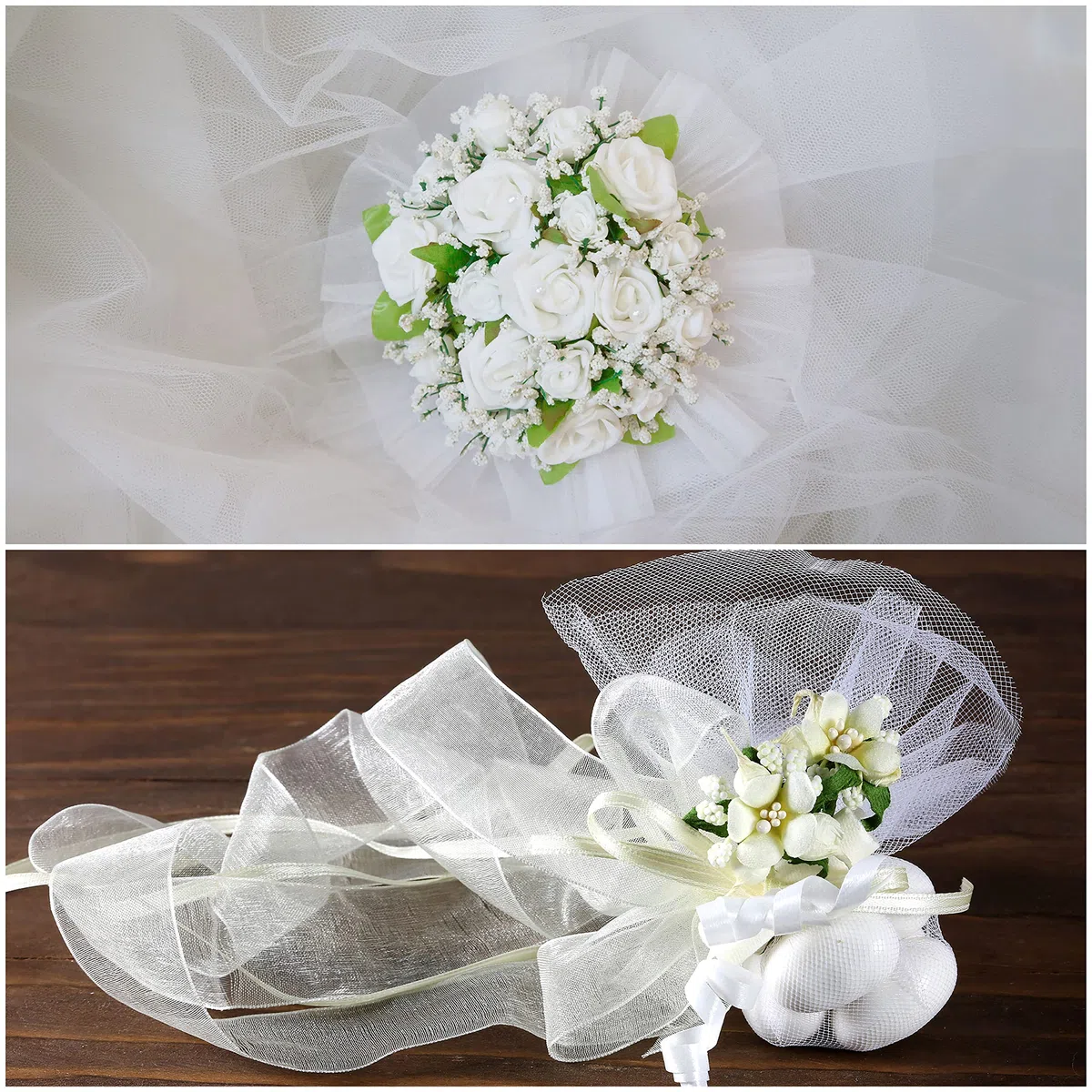 Tela Trenzado de Crin Poliéster Blanco – 45,72 m - Rollo Tul Blanco para Vestidos Formales, Dobladillo, Costura, Manualidades, Bodas y Fiestas de Disfraces o Bailes