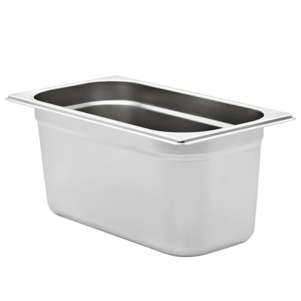 Accesorios para electrodomésticos de cocina Gastronorm contenedores 4 piezas GN 1/3 150 mm acero inoxidable hogar y jardín